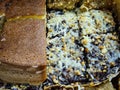 One of the Indonesian culinary delights, Martabak, with chocolate topping, cheese and nuts