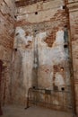 One of the interior walls of the unfinished Church (18th century) of Castano del Robledo, Huelva. Spain
