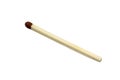 One single brown wooden matchstick Royalty Free Stock Photo