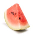 One isolated water melon slice Royalty Free Stock Photo