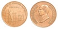 one jordanian qirsh coin Royalty Free Stock Photo