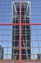 One Kio Tower reflected Royalty Free Stock Photo