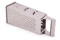 One kitchen metal grater (Clipping path) Royalty Free Stock Photo