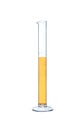 One laboratory test tube Royalty Free Stock Photo