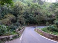 One lane Bridge crossing stream on road to Hana Royalty Free Stock Photo