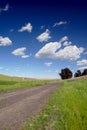 One Lane Gravel Road Royalty Free Stock Photo