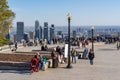 Royal mountain promenade at Montreal