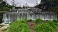 Multi Tiered Watu Purbo Lava Dam Waterfall Jogjakarta Royalty Free Stock Photo