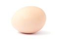 One light brown chicken egg. Royalty Free Stock Photo