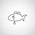 One line Fish