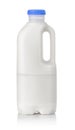 One liter plastic milk bottle Royalty Free Stock Photo