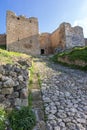 One of the main gates of Acrocorinth, the Citadel of ancient Corinth in Peloponnese, Greece