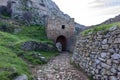 One of the main gates of Acrocorinth, the Citadel of ancient Corinth in Peloponnese, Greece