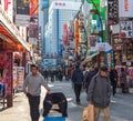 Ameyoko or Ameyayokocho market near Ueno station.