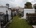 Gothic view of eerie cemetery in NOLA