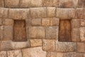 An architectural detail in Cuzco Royalty Free Stock Photo