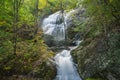 One of the Many Beautiful Cascading Waterfalls by the Crabtree Falls Trail