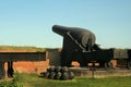 Cannon at Fort McHenry National Monument in Baltimore, Maryland Royalty Free Stock Photo