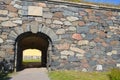 Old fortification entrance and wall