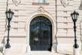 One of the many entrances on the famous Festetics castle near lake Balaton.