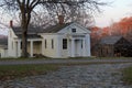 One of many historic buildings on the property and grounds of Strawbery Banke Museum, New Hampshire, 2017