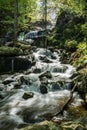 One of the Many Magical Waterfalls by the Crabtree Falls Trail Royalty Free Stock Photo