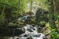 One of the Many Magical Waterfalls by the Crabtree Falls Trail Royalty Free Stock Photo