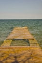 Old Pier on Lake Michigan Royalty Free Stock Photo