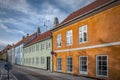 Helsingor Street Scene Royalty Free Stock Photo