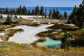 One of the many scenic landscapes of Yellowstone National Park,