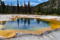 One of the many scenic landscapes of Yellowstone National Park,