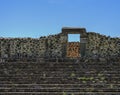 Temple at Zapotec Ruins of Monte Alban Royalty Free Stock Photo