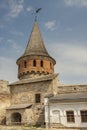 Tower of castle in Kamianets Podilskyi, Ukraine, Royalty Free Stock Photo