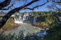 One of the many waterfalls on the Argentinian side of Iguazu Falls. Royalty Free Stock Photo