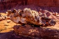 One of the many weird rocks in Capitol Gorge in Capitol Reef National Park, Utah, USA Royalty Free Stock Photo