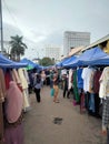 One of market at jodoh market ,Batam Indonesia