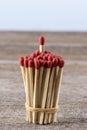 One match standing out from the crowd Royalty Free Stock Photo