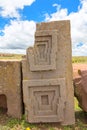 Megalithic stone complex Puma Punku Royalty Free Stock Photo