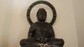 One Metal Buddha Japanese Style Royalty Free Stock Photo