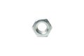 One metal nut isolated on background Royalty Free Stock Photo