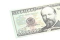 One million dollars banknote closeup Royalty Free Stock Photo