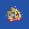 One Million Likes Celebration