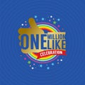 One Million Likes Celebration