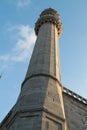 One of the minaret in SÃÂ¼leymaniye Mosque Istanbul, Turkey Royalty Free Stock Photo