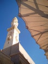 One of minarets of Al-Masjid an-Nabawi in Medina