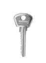 One modern steel key Royalty Free Stock Photo