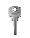 One modern steel key Royalty Free Stock Photo