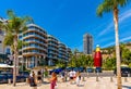 One Monte Carlo mixed use building at Place du Casino square at French Riviera coast in Monte Carlo district of Monaco Principate