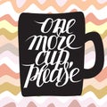 One more cup please Royalty Free Stock Photo
