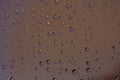 One more rainy day. Night. Raindrops on the window glass. Season specific. Drop dropped drops Beautiful Wonderful background